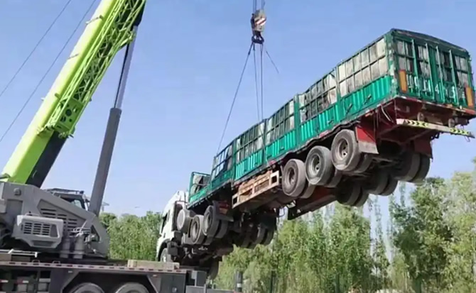 将乐道路脱困救援案例